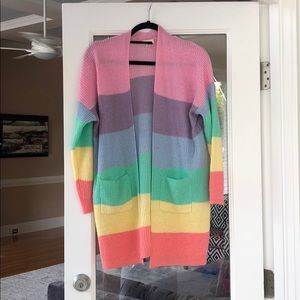 Rainbow cardigan